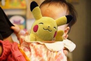 赤ちゃんの初山参りの写真