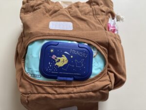 【モンポケ】おむつポーチ(巾着型)イーブイ