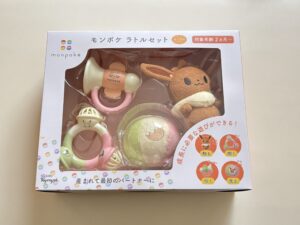モンポケ・イーブイ：ラトルセット箱
