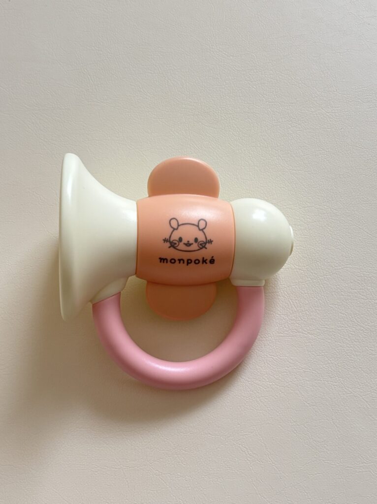 モンポケ・イーブイ：ラトルセット箱・ラッパ