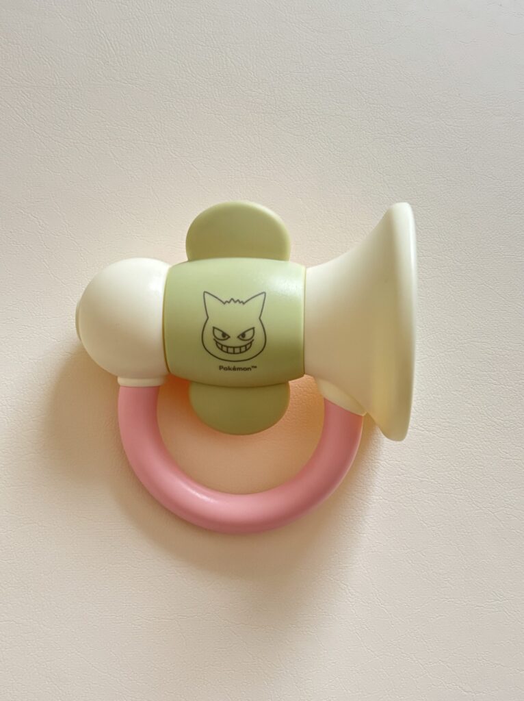 モンポケ・イーブイ：ラトルセット箱・ラッパ