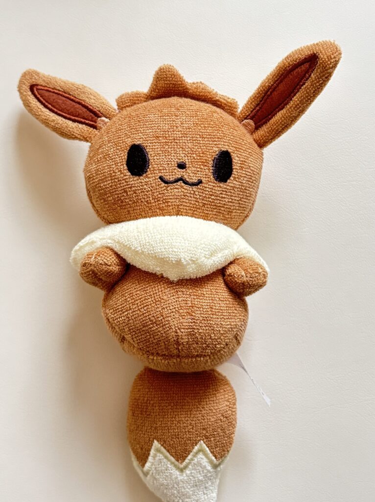 モンポケ・イーブイ：ラトルセット箱・ぬいぐるみ