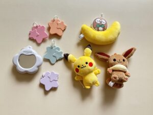 「モンポケ 7ステップメリージム」のラトル・飾り写真