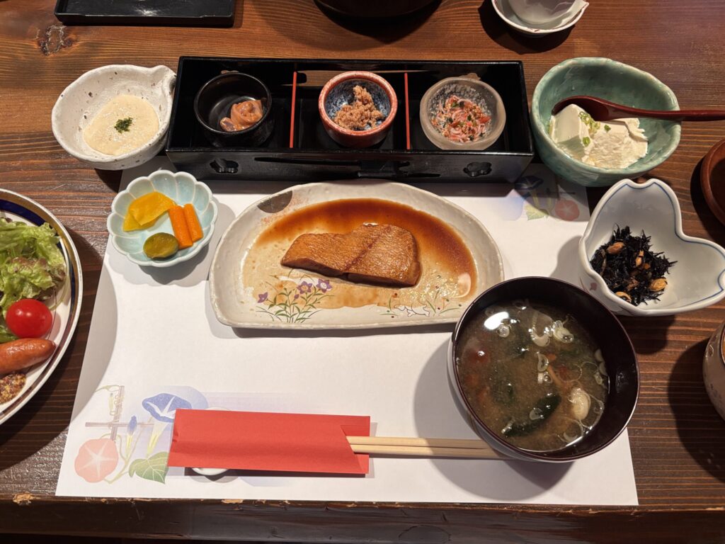 栃木・那須「茜庵」宿泊レポ｜食事（朝食）