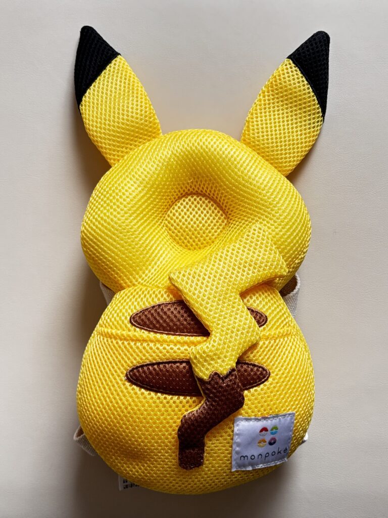 【モンポケ・転倒防止 洗えるよちよちリュック】ピカチュウ