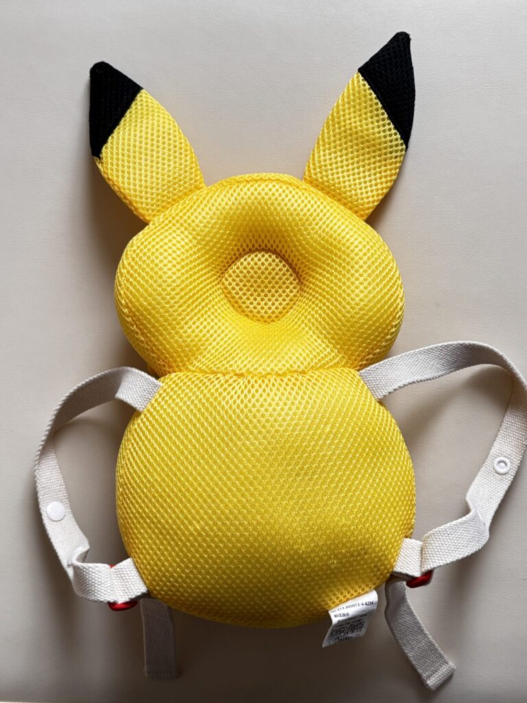 【モンポケ・転倒防止 洗えるよちよちリュック】ピカチュウ