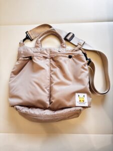 モンポケ ルートート スクエアパフトート　マザーズバッグ　正面