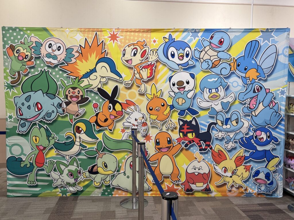 イオン羽生ポケモンセンター出張所ショップ内写真