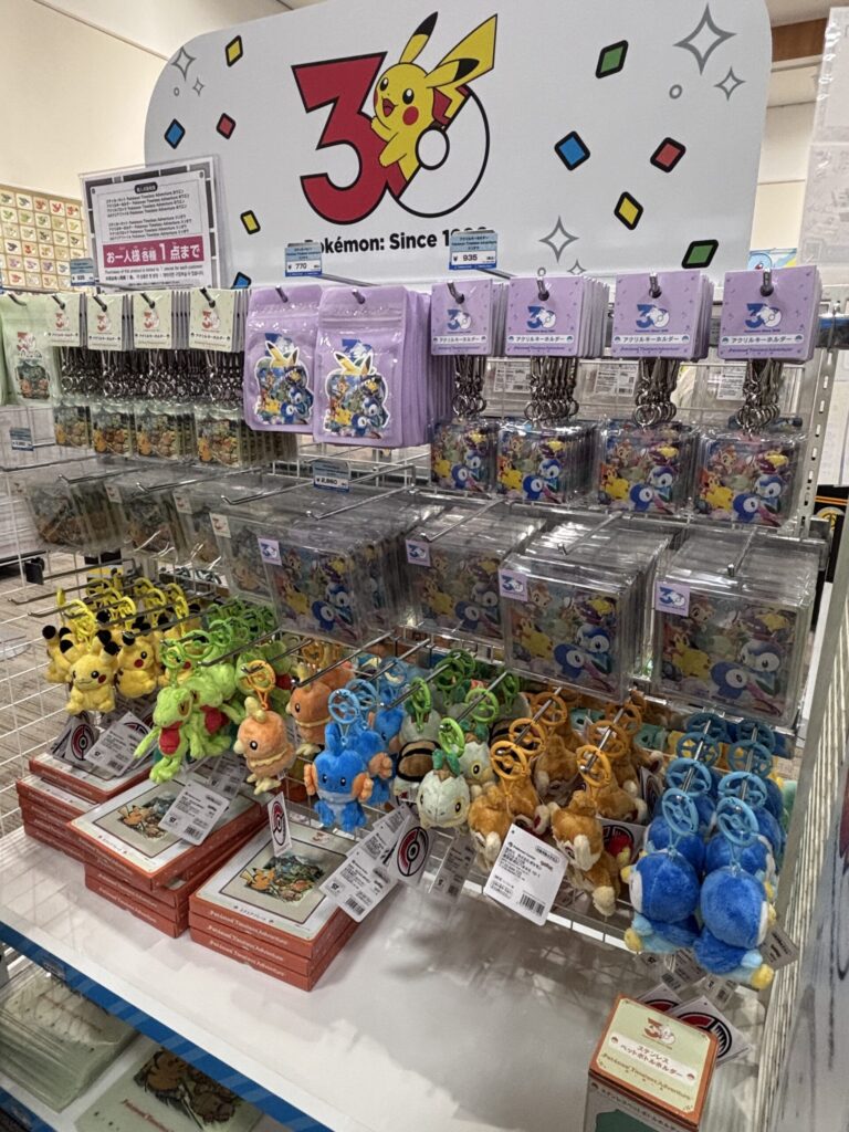 イオン羽生ポケモンセンター出張所ショップ内写真グッズ