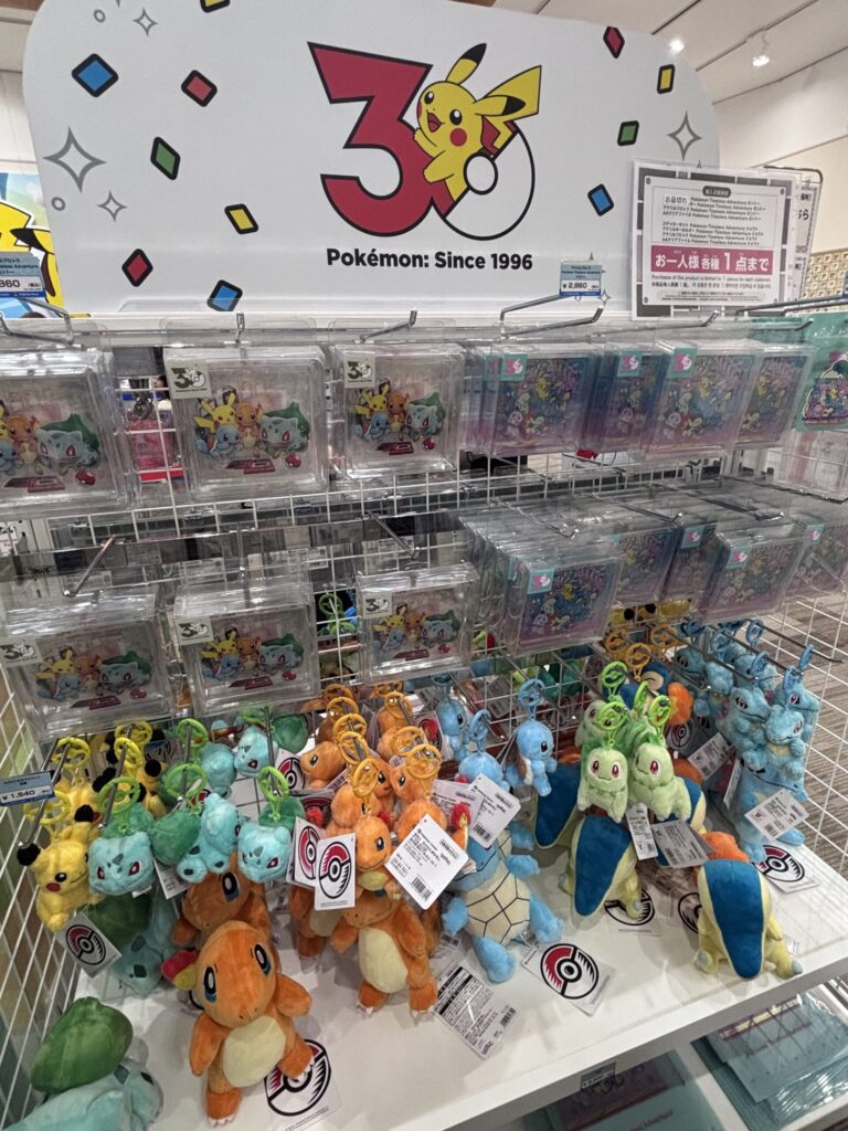イオン羽生ポケモンセンター出張所ショップ内写真グッズ