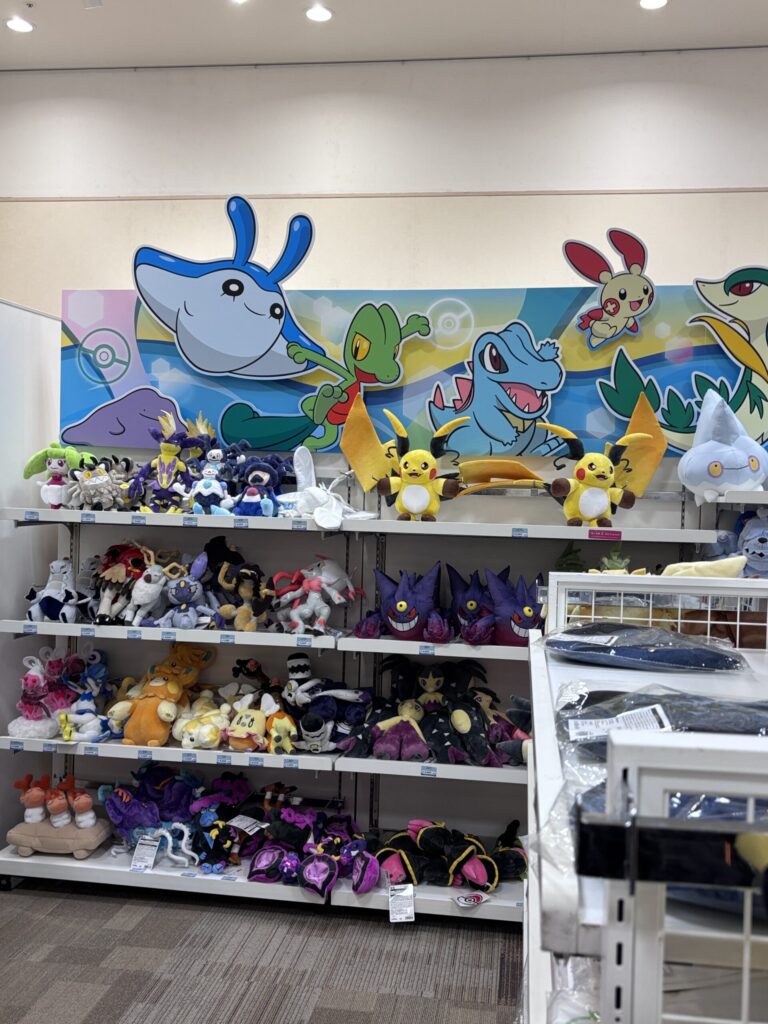 イオン羽生ポケモンセンター出張所ショップ内写真グッズ