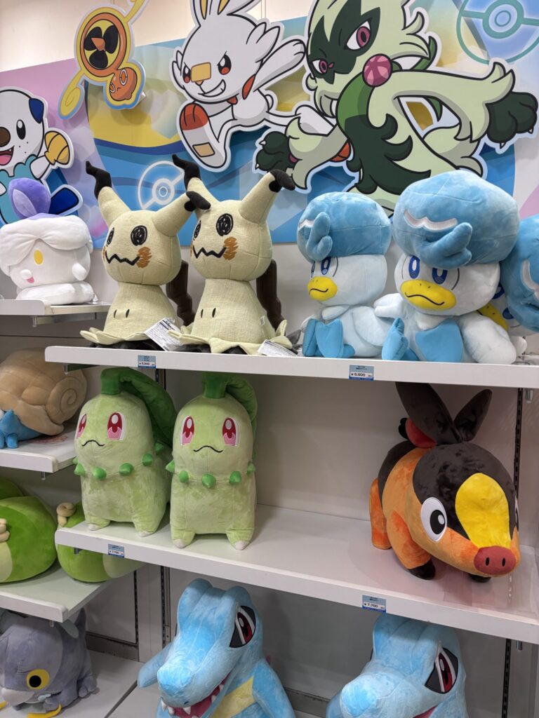イオン羽生ポケモンセンター出張所ショップ内写真グッズ
