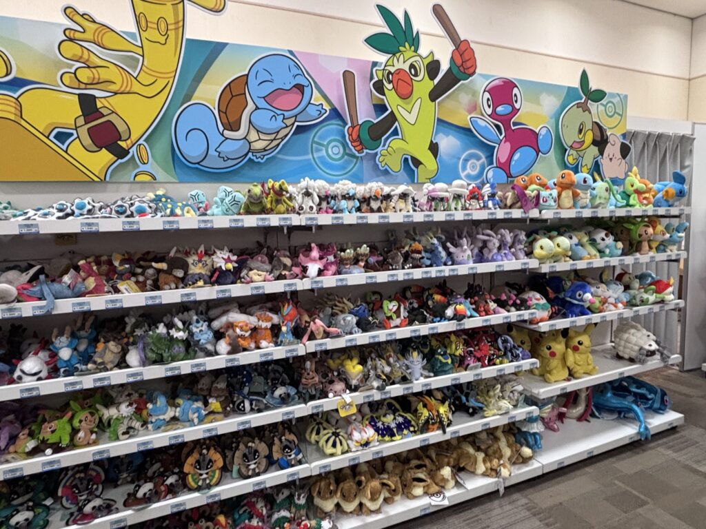 イオン羽生ポケモンセンター出張所ショップ内写真グッズ
