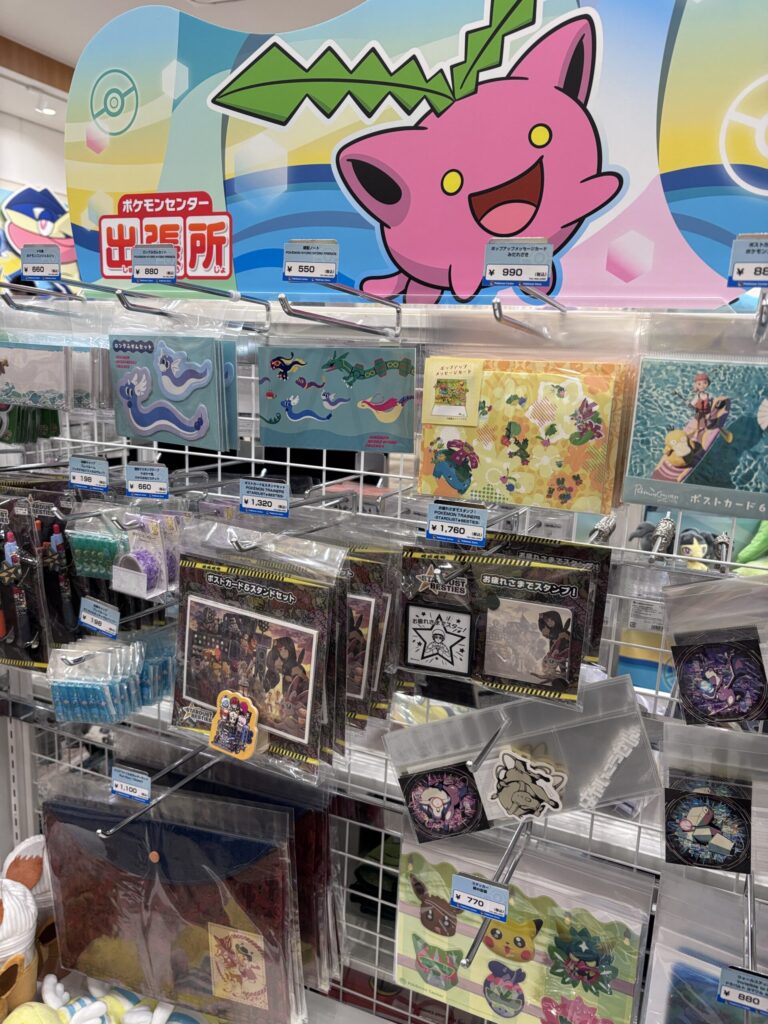 イオン羽生ポケモンセンター出張所ショップ内写真グッズ