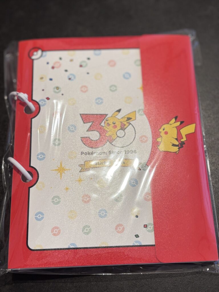 イオン羽生ポケモンセンター購入者プレゼント　シール帳